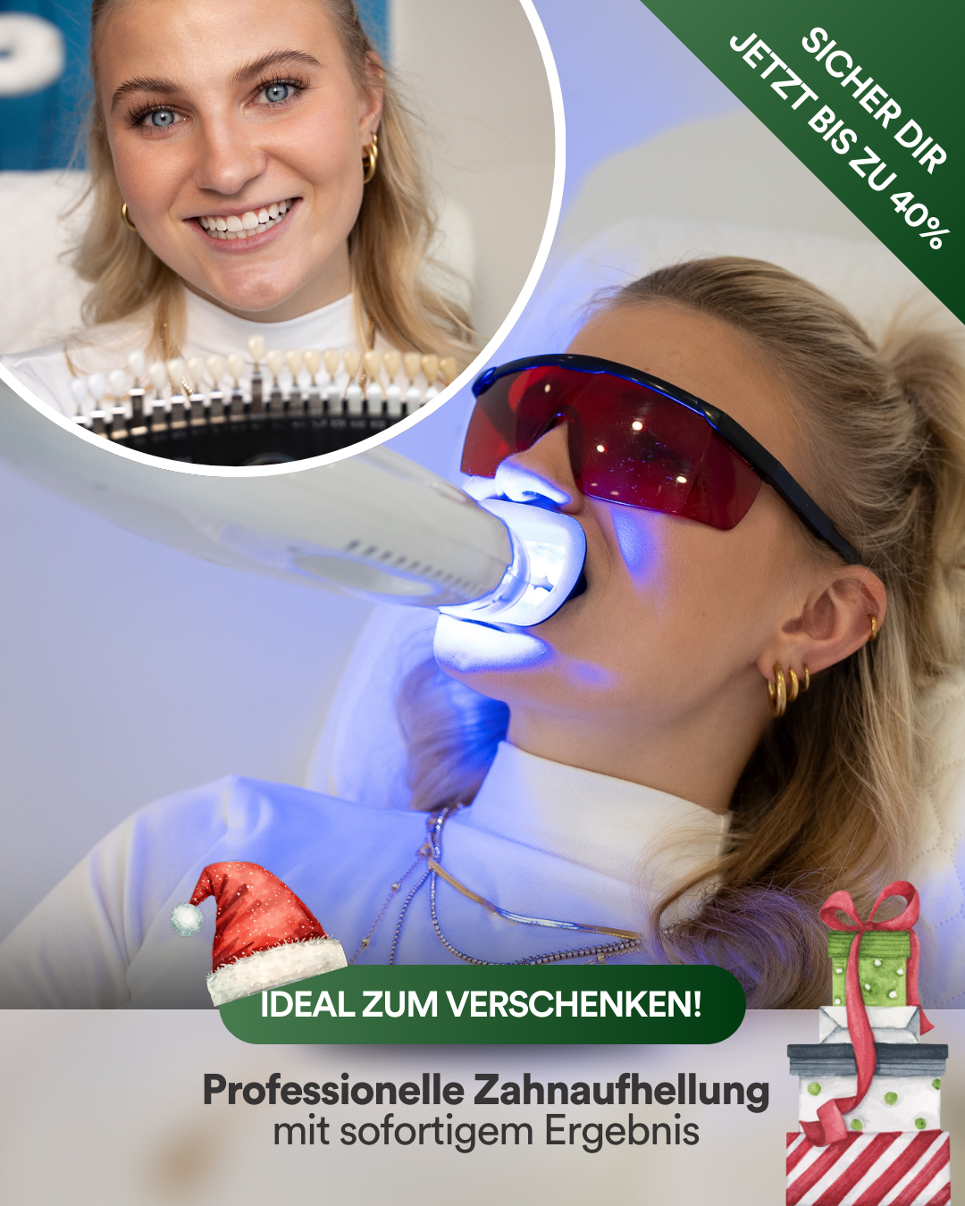 Gutschein für ein Bleaching Vor Ort - Sonderangebot